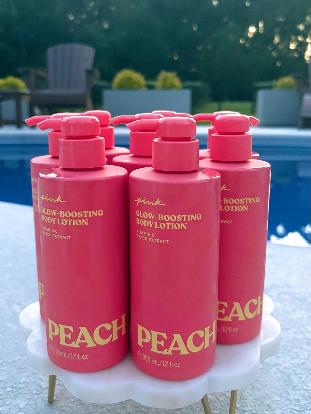 PINK Victoria’s Secret - 12oz PEACH - Glow Boosting Body Lotion - Picture 4 of 11